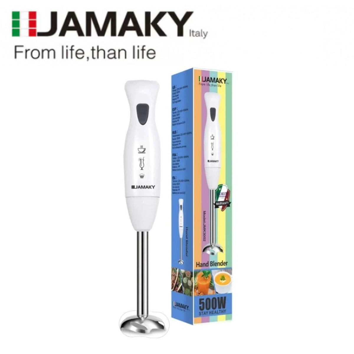 JAMAKY Hand Blender 500W JMK-3002