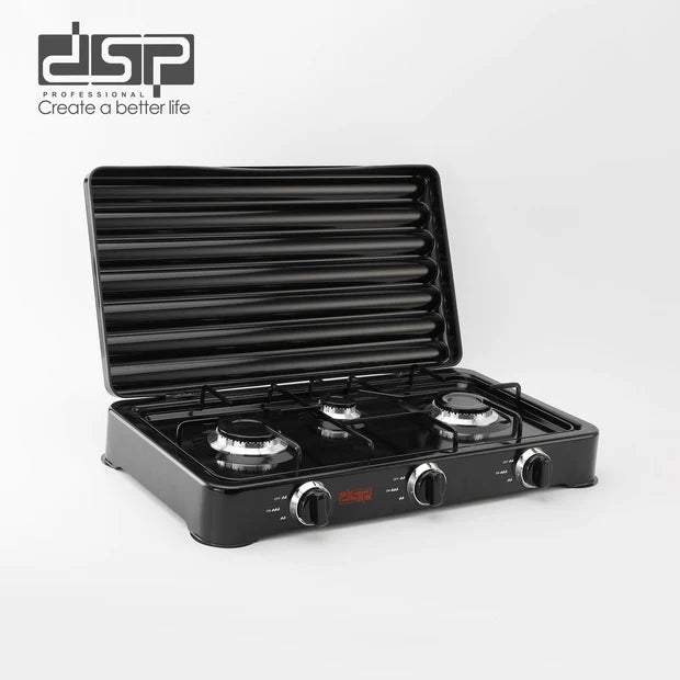 DSP KD5077 Gas Stove – 3 Burners (2200W + 1000W + 2200W)