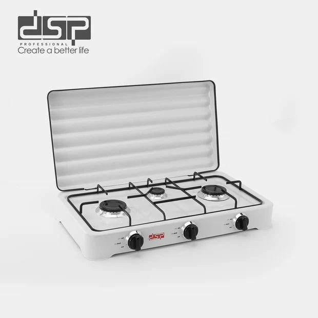 DSP KD5077 Gas Stove – 3 Burners (2200W + 1000W + 2200W)