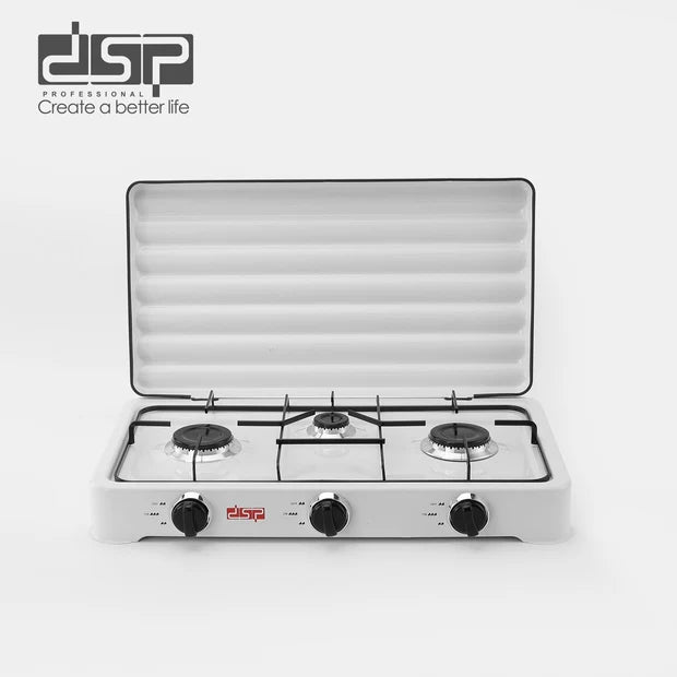 DSP KD5077 Gas Stove – 3 Burners (2200W + 1000W + 2200W)