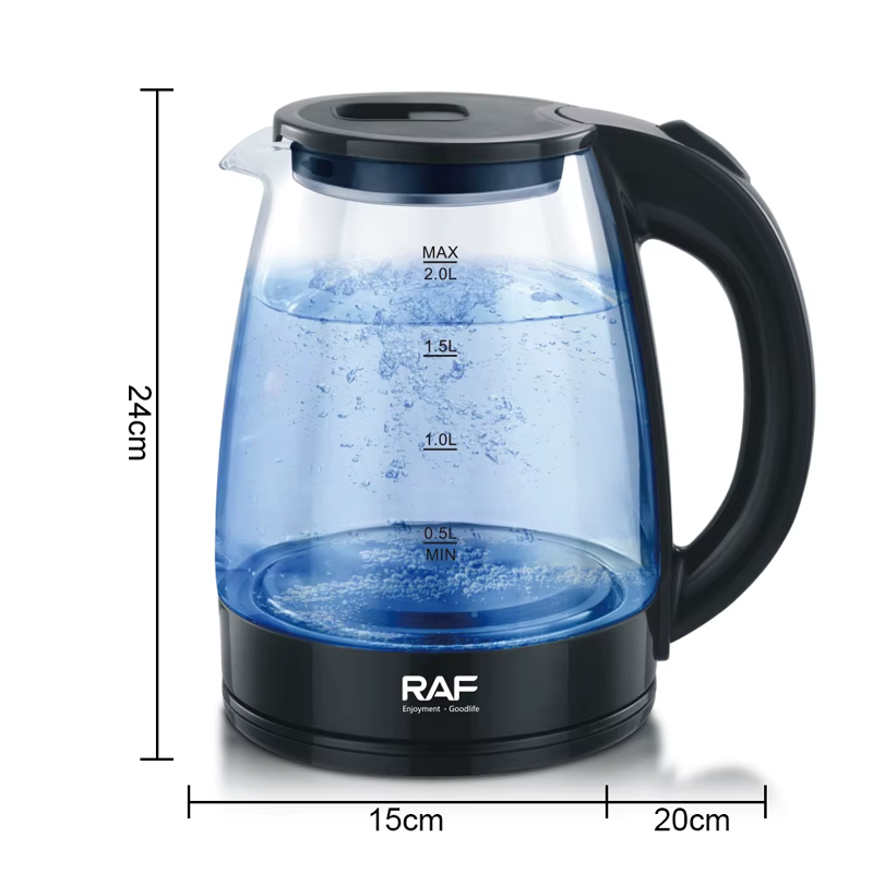 RAF R.7218 Electric Kettle – 1500W / 2.0L