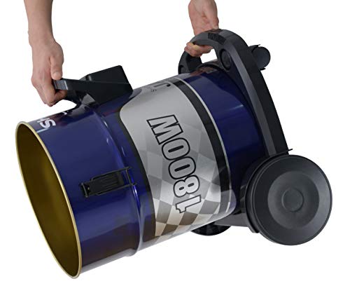 SHARP Pail Can Vacuum Cleaner 1800 Watt Cloth Filter Blue EC-CA1820-X