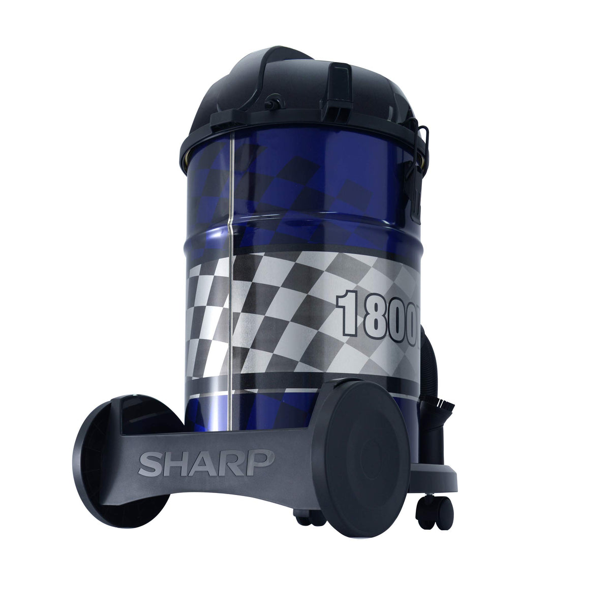 SHARP Pail Can Vacuum Cleaner 1800 Watt Cloth Filter Blue EC-CA1820-X