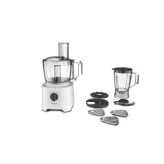 MOULINEX EASY FORCE Food Processor | 6 Attachments Over 25 Different Functions 800W 1.8 L Blender | 2.4L Bowl | FP247127