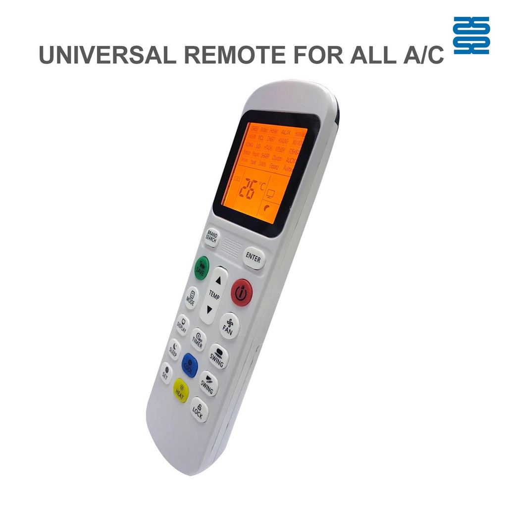 Universal Air Conditioner Remote Control CRC2503V Compatible with All Brands