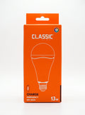 CLASSIC LIGHT E27 CHARGE 13W Emergency LED Bulb (1300lm, A80) – Rechargeable Battery Backup Light