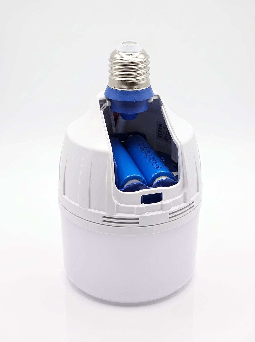 CLASSIC LIGHT REVO 15W Emergency LED Bulb (1500lm, T100) – Rechargeable Dual-Battery Backup Light