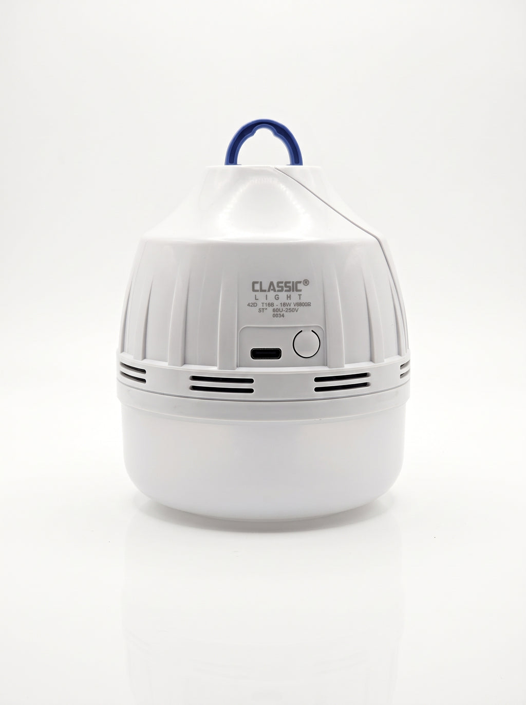 CLASSIC LIGHT REVO 15W Emergency LED Bulb (1500lm, T100) – Rechargeable Dual-Battery Backup Light
