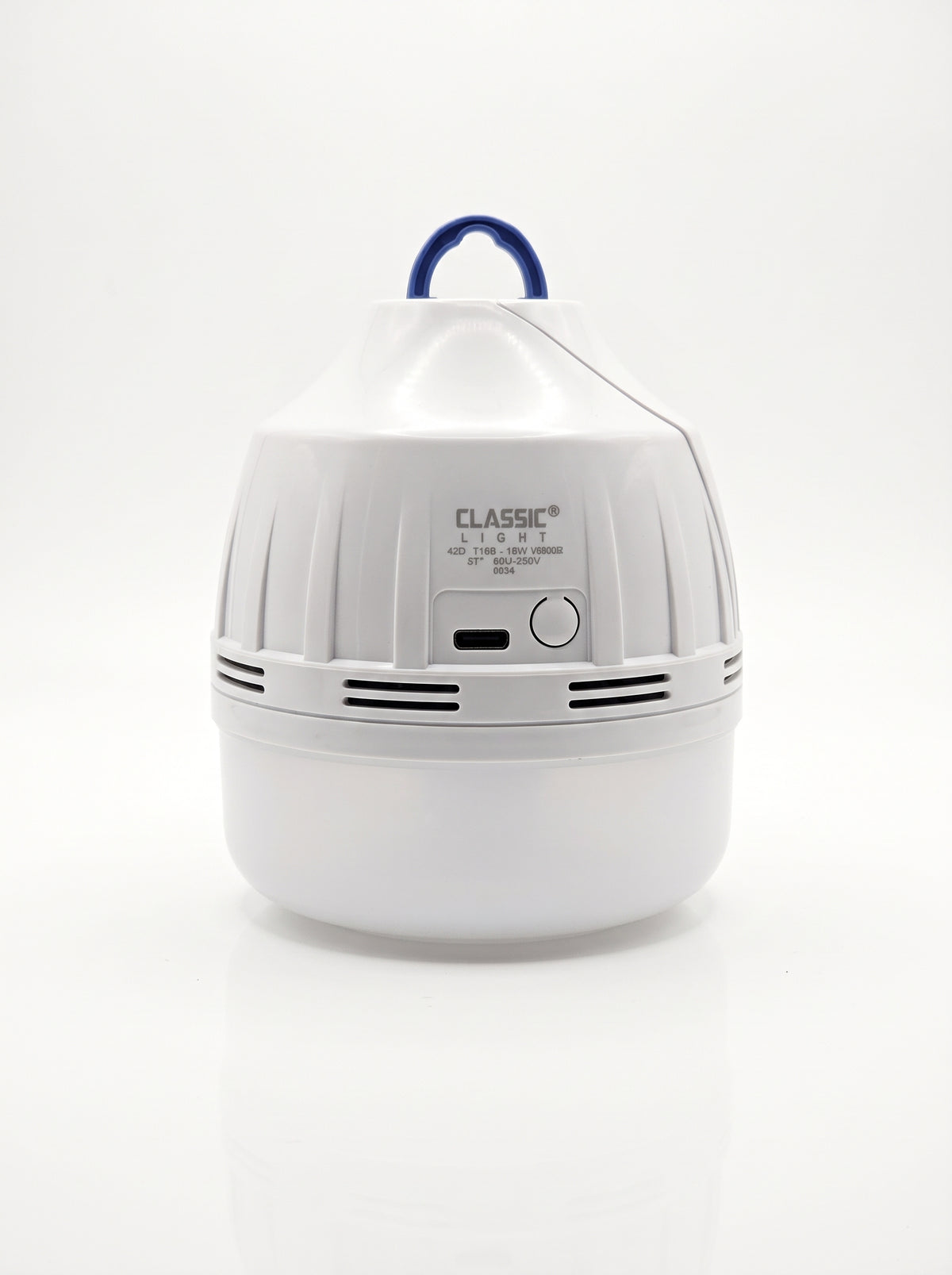 CLASSIC LIGHT REVO 15W Emergency LED Bulb (1500lm, T100) – Rechargeable Dual-Battery Backup Light