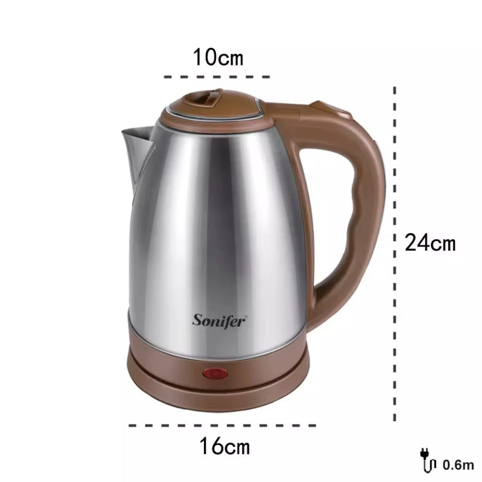 SONIFER SF-2051 Large Capacity 1.8l Jug Stainless Steel Electric Water Kettle