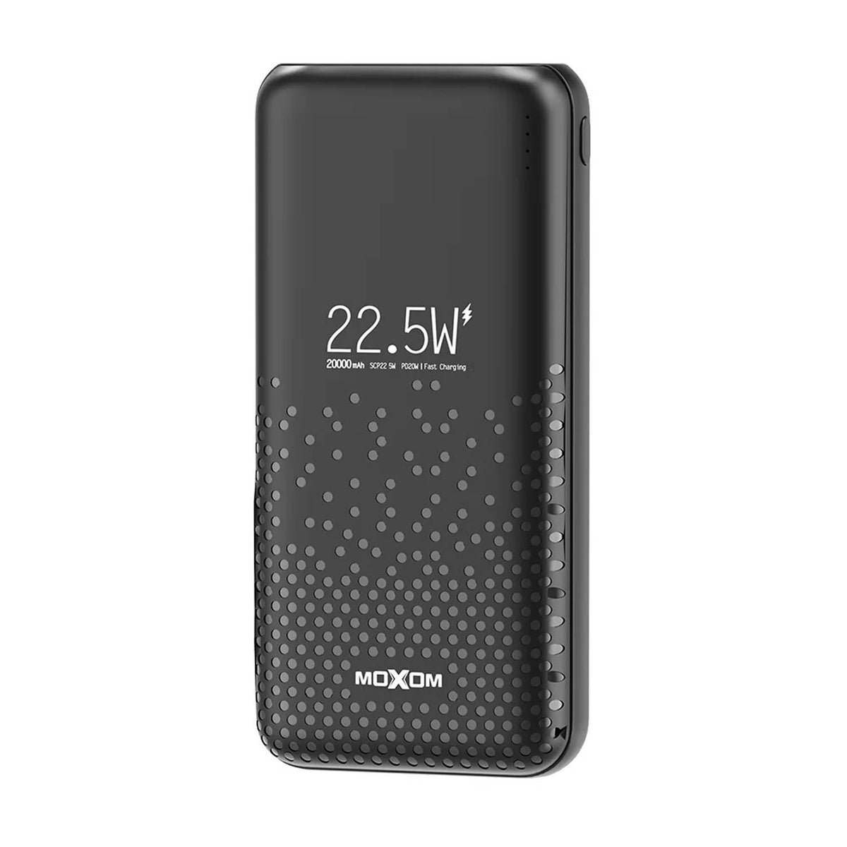 MOXOM MX-PB203, 20000mAh power bank, 22.5W fast charging power bank, PD 20W portable charger, SCP 22.5W external battery