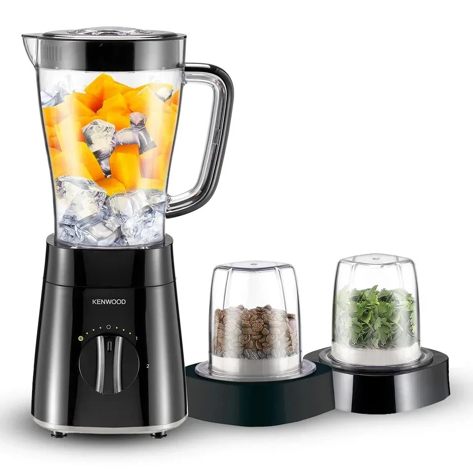 Kenwood Blender BLP16.360BK With 2Grinder , 2L Jug , 500W