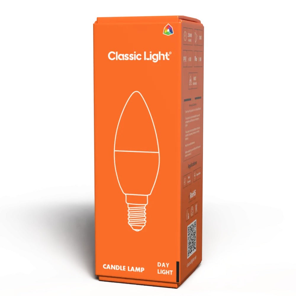 CLASSIC LIGHT C37 E14 LED Candle Warm White