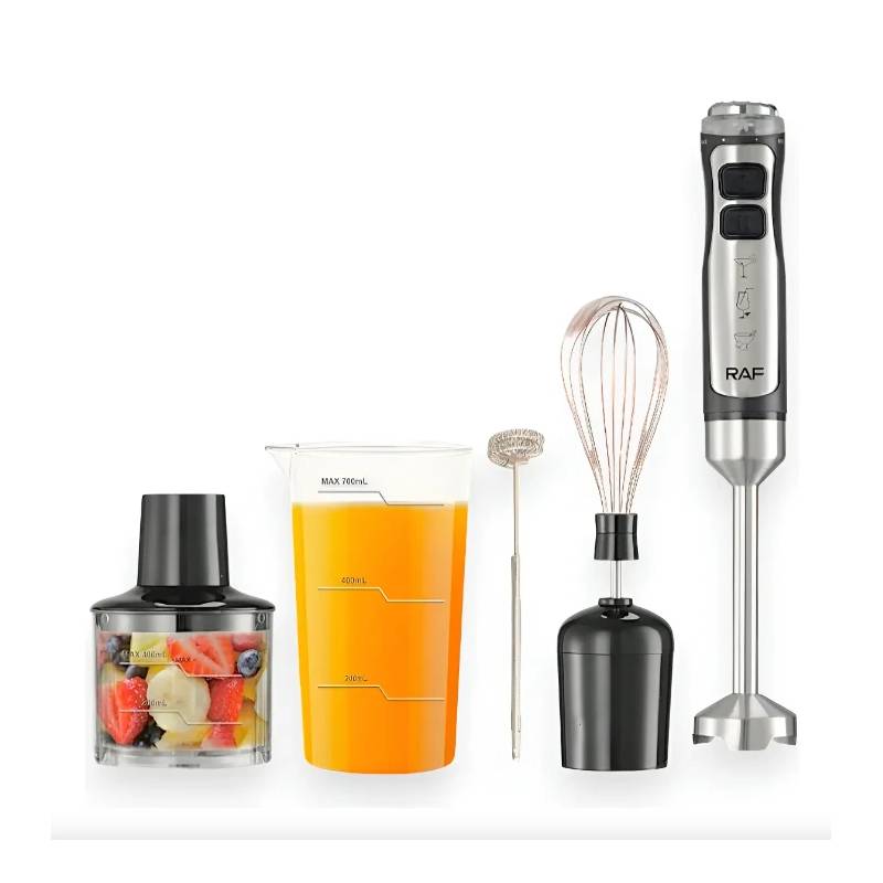 Raf Hand Blender 600W Stainless Steel 5-in-1 R786