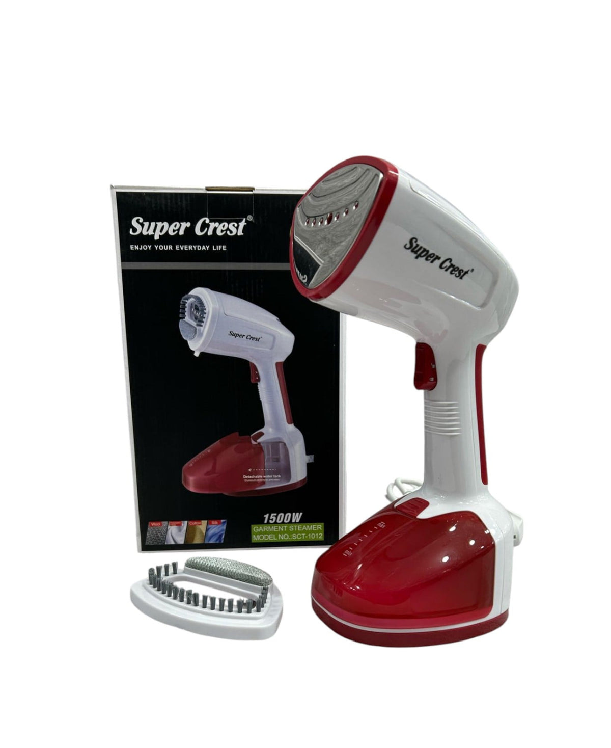 Super Crest SCT-1012 – 1500W Garment Steamer