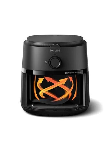 PHILIPS 1300W Airfryer, Compact, Versatile & Healthier Cooking with Rapid Air Technology - NA110