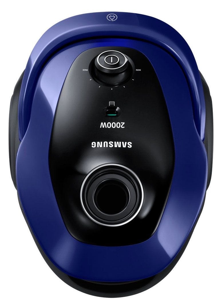 SAMSUNG Canister Vacuum Cleaner, 2000 Watt, Blue - VC20M2510WB/GT