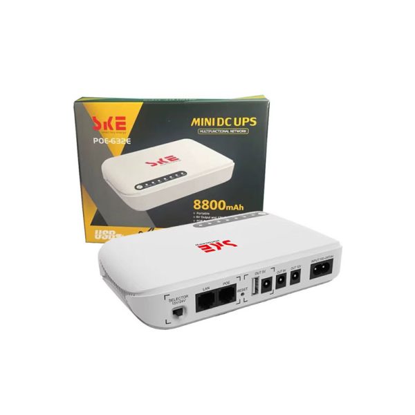 SKE POE-633P 10800mAh Mini DC UPS