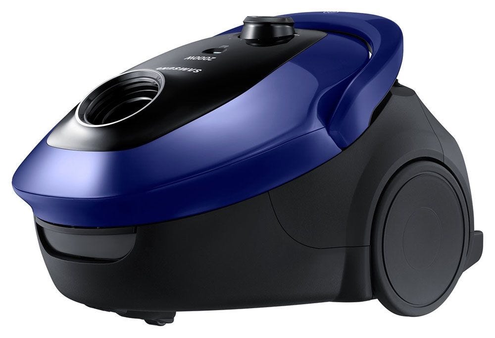 SAMSUNG Canister Vacuum Cleaner, 2000 Watt, Blue - VC20M2510WB/GT