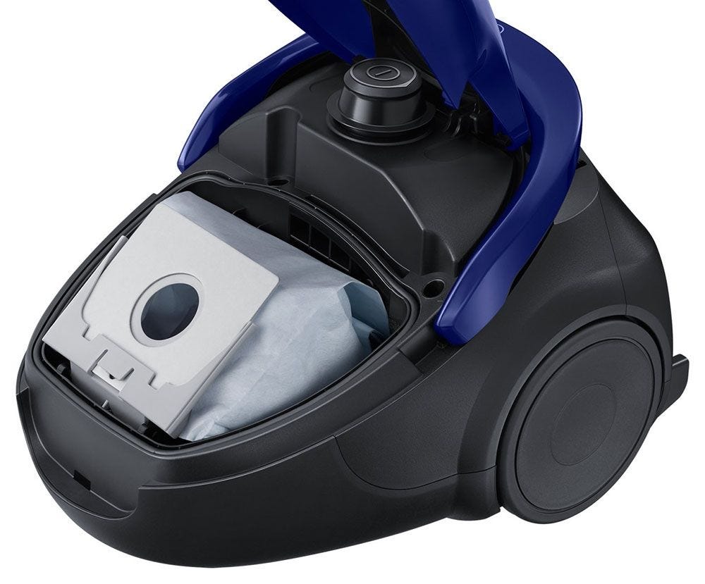 SAMSUNG Canister Vacuum Cleaner, 2000 Watt, Blue - VC20M2510WB/GT