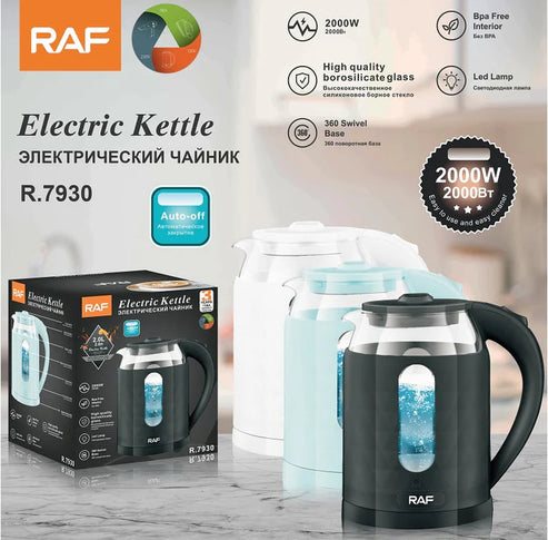 RAF Glass Kettle R.7930 - 2000W