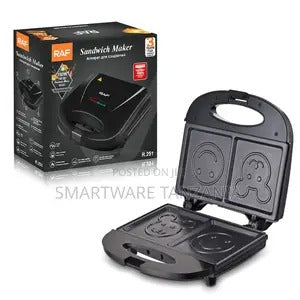 RAF Waffle Maker 850w R.585h Double Sided Non-stick Easy Clean