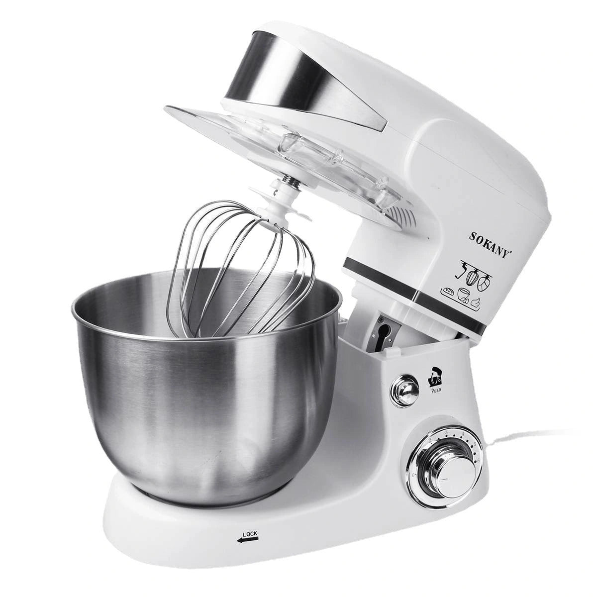 SOKANY SC-206 Kneading Machine with 5L Capacity and 1000W Power