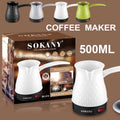 Sokany SK-219 Electric Coffee Pot with Elegant Plastic Construction and Convenient Brewing Technology for Traditional Coffee
