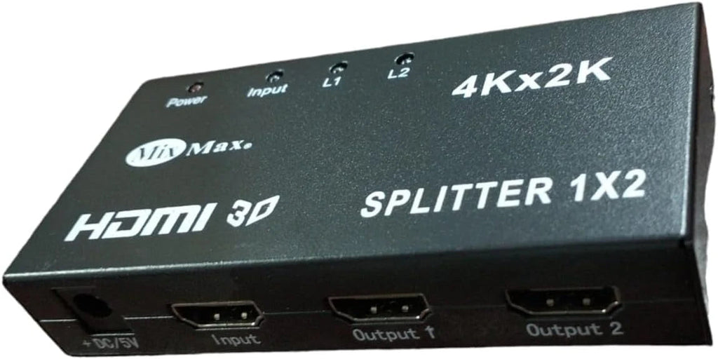 4Kx2K HDMI Splitter 1x2 | 1 In 2 Out Ultra HD 3D Video Duplicator