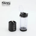 DSP KJ2206 Portable Blender, 110 Watt, 400 ml capacity, 6 stainless steel blades, USB