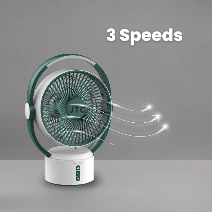 JTC JF-L2819 Portable Rechargeable Fan