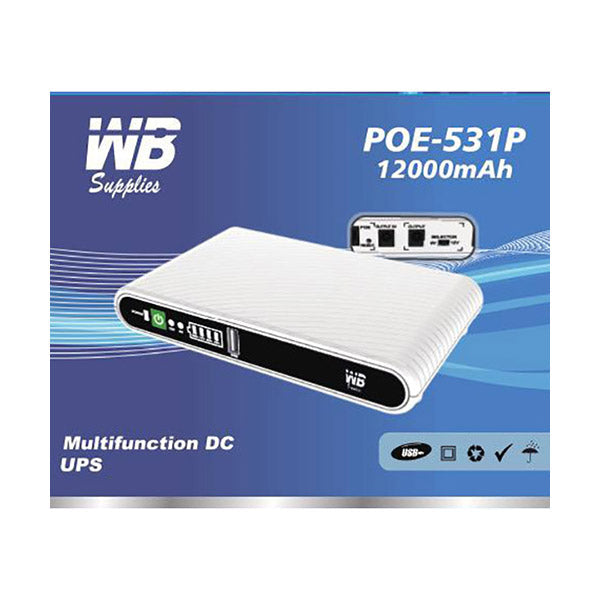 WAB Mini DC Ups POE-531P Multifunctional