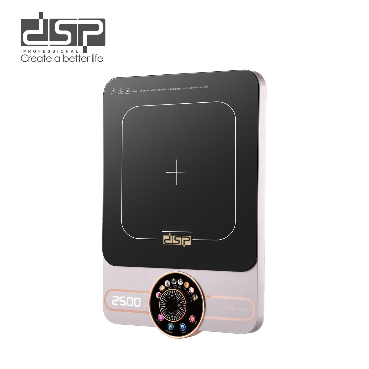 DSP 3500W Induction Cooker With Touch+Knob Control KD5074